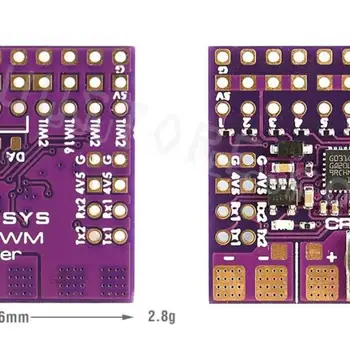 Mateksys Matek CRSF TO PWM CONVERTER CRSF-PWM-6 and CRSF-PWM-C for Multirotor Airplane Fixed-Wing RC FPV Racing Drones