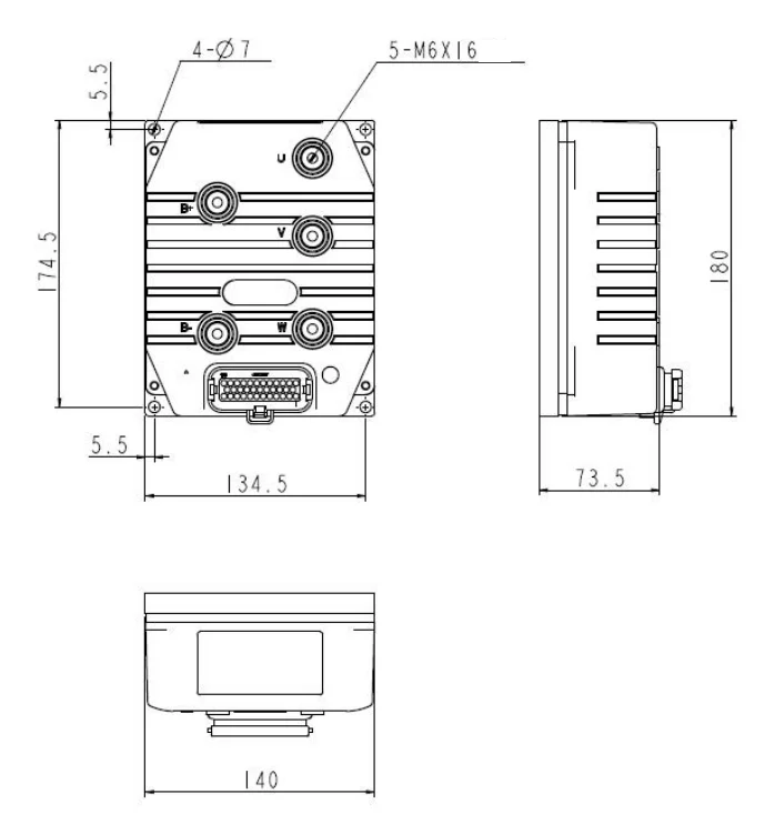 High Current Output AC Motor Driver agv Motor Controller with L6 Series ...