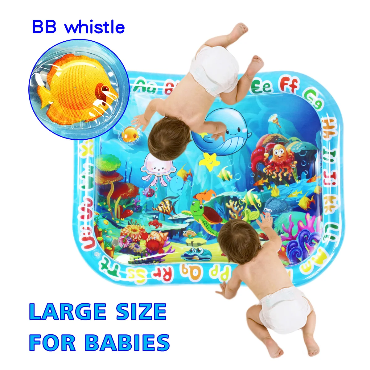 Factory Wholesale Baby Inflatable Water Play Mat Kids&baby Tummy Time