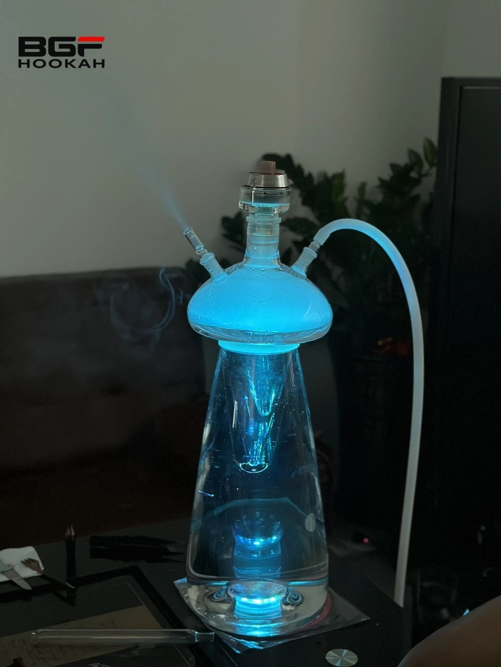 Transparent 70CM Medusa Hookah Narguile Shisha Smoking Set with