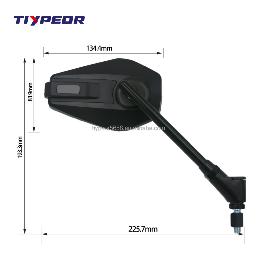 product tiypeor motorcycle cnc side mirror for scooter moped street bike back view mirror side for back view mirror-5