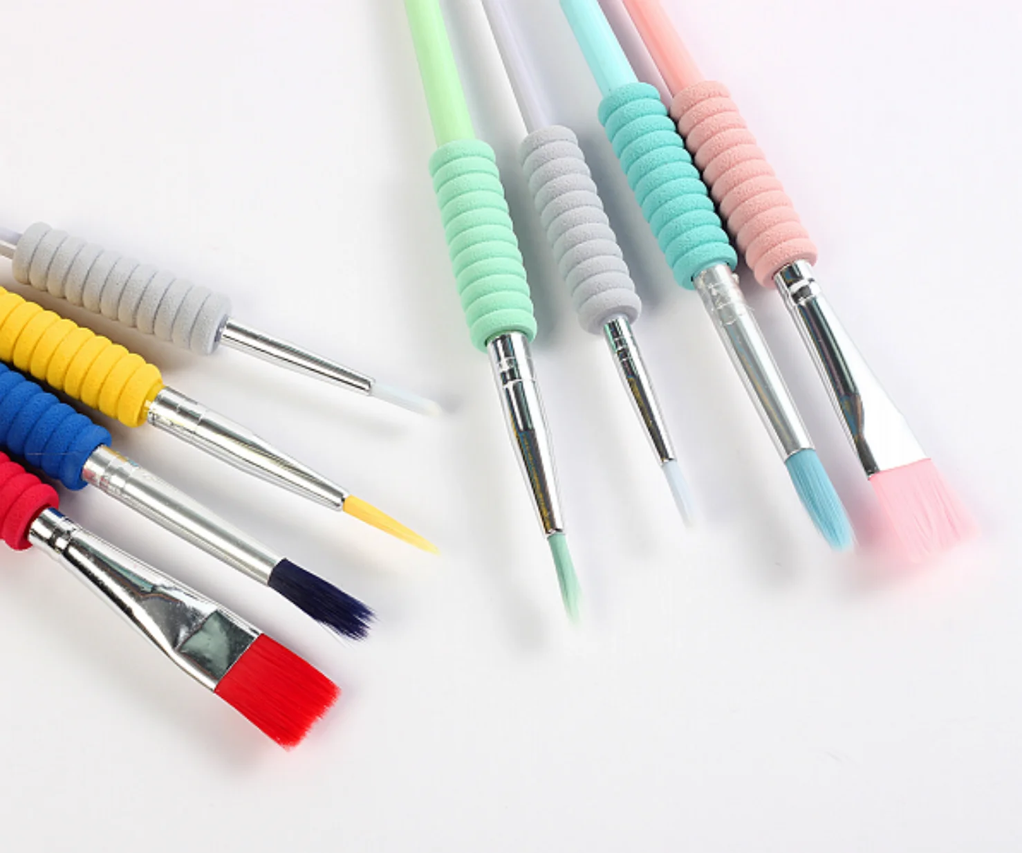 Hot Sale PROFESSIONAL TYPE LONG HANDLE WATER WATERCOLOR SABLE PAINTS BRUSH SET for BEGINNERS and PAINTING