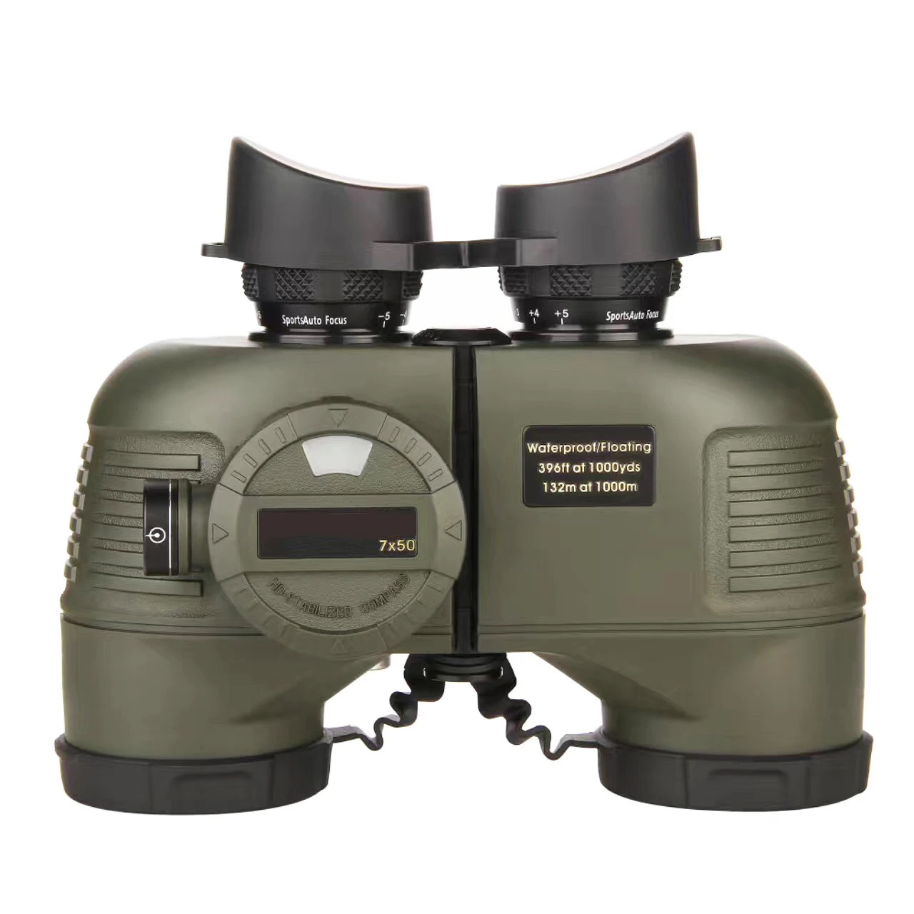 7x50  Range Finding With Compass Latitude and Longitude Coordinates by  Navy for Search and Rescue Marine Exploration Binoculars