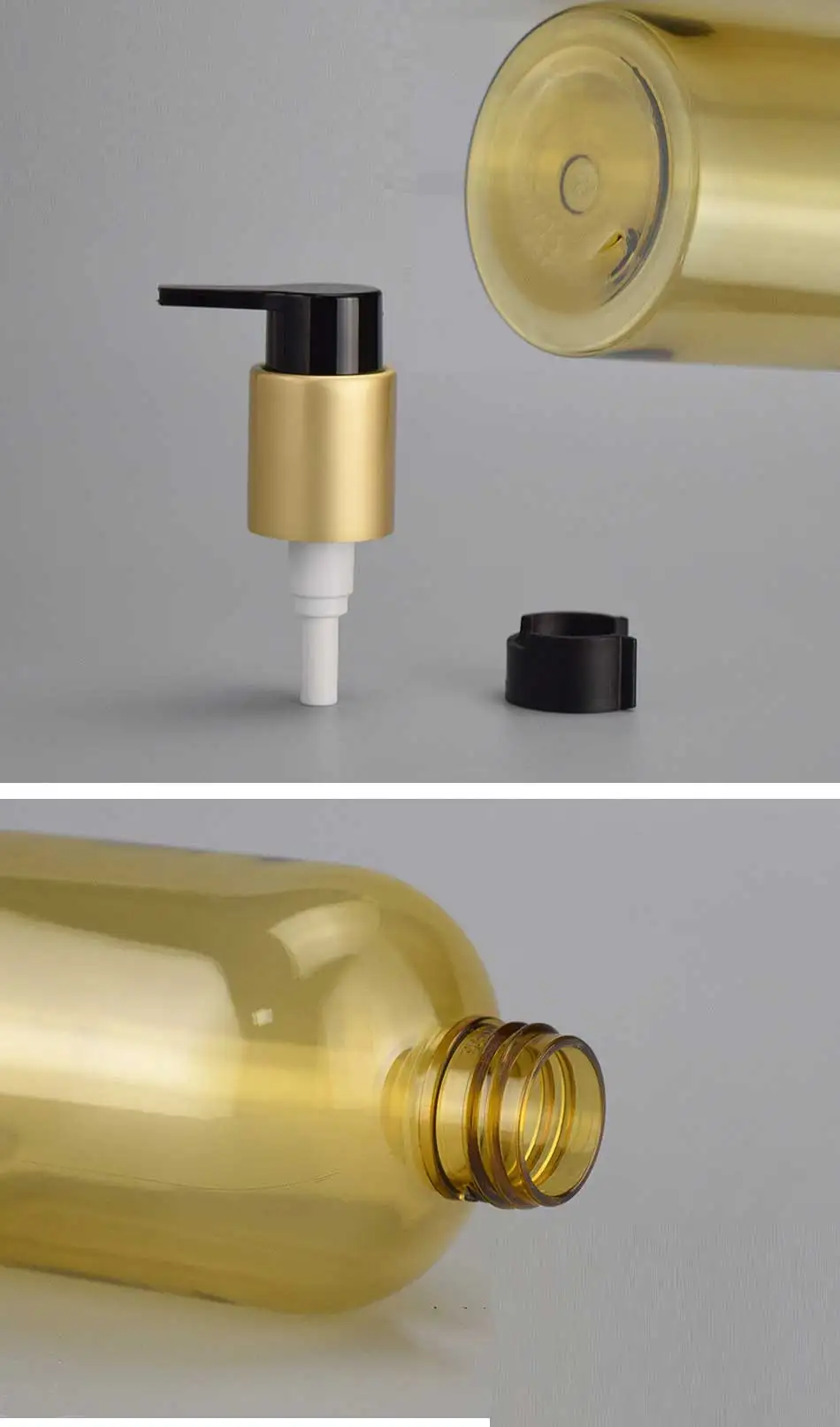 130ml 150ml 200ml 250ml 300ml 350ml 500ml 8 Oz Empty Plastic Pet Gold