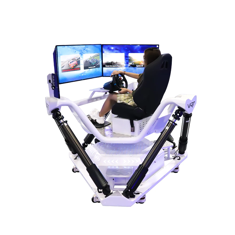 3Dof Platform Motion F1 Simulator Arcade 3 Screen Racing Car Game ...