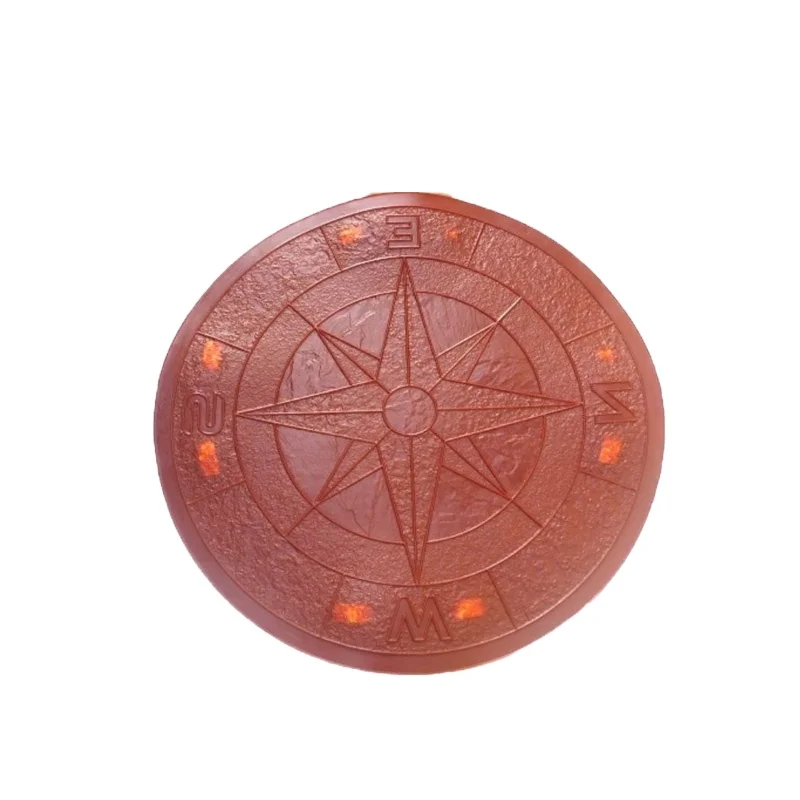 Landscape Curbing Stepping Variety Designs PP Material Rubber Imprint Concrete Stone Stamp Mold