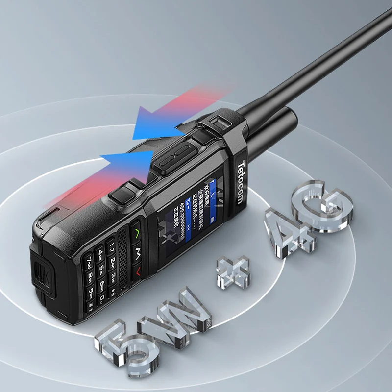 Dual Mode Global Network POC +UHF  LTE 4G Walkie Talkie 100KM Unlimited Talk Range Bluetooth Earphone Woki Toki  K25BS