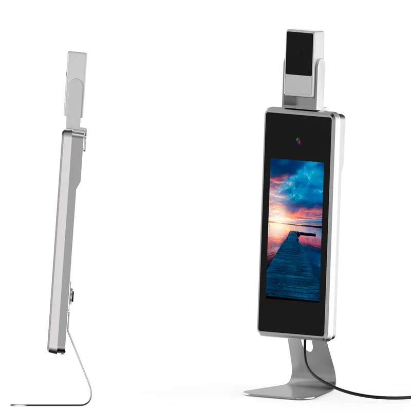 Цифровой сканер температуры тела, измерительный монитор, термометр, ai-камера для распознавания лица