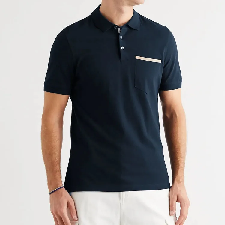 men's golf shirts with chest pocket