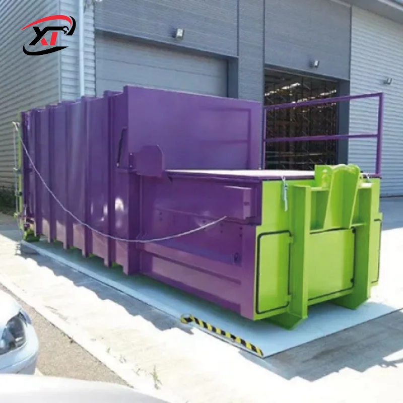 Smart High Efficiency Garbage Compactor Waste Collector and Rubbish Compressor for Restaurant Hotel Waste Treatment Machinery
