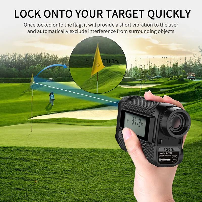 Acpotel 700m Golf Laser Rangefinder Laser Distance Meter Telescope For