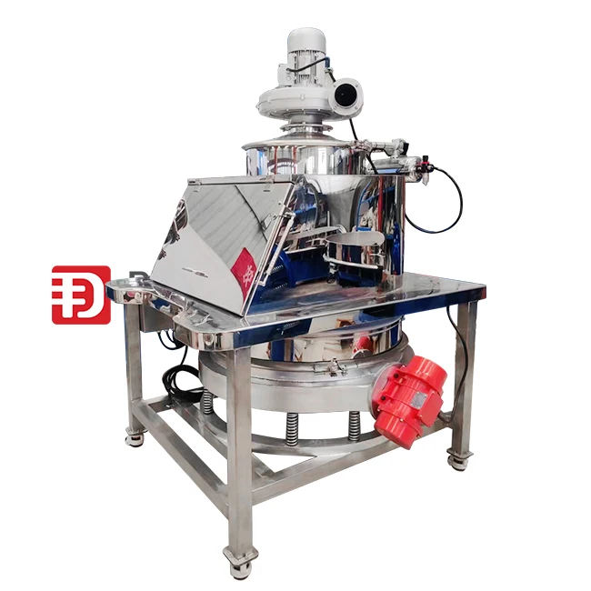 Dust-Free Hopper Feeding Station for Powders and Granules in the Metallurgical Industry