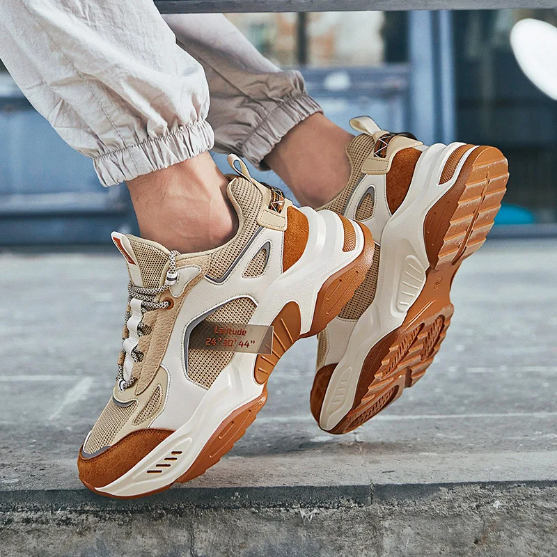 2020 New Spring running shoes men sneakers color matching sports shoes men casual breathable trendy shoes