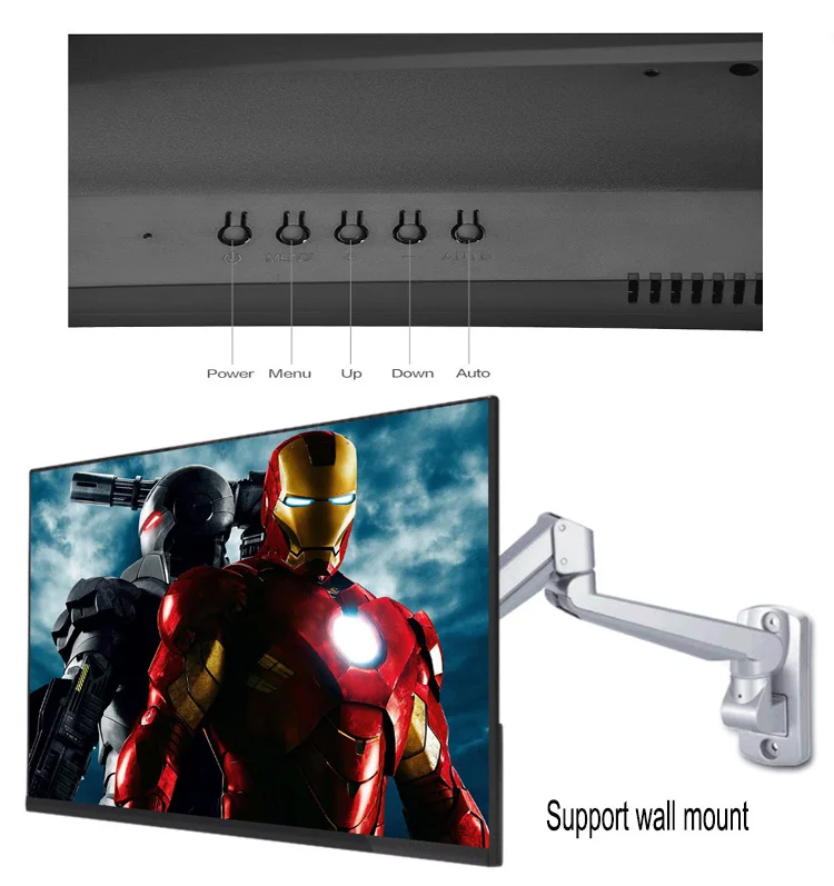 24 Inch Fhd Ips Widescreen Computer Monitor 23.8 Inch 1080p Free Sync ...