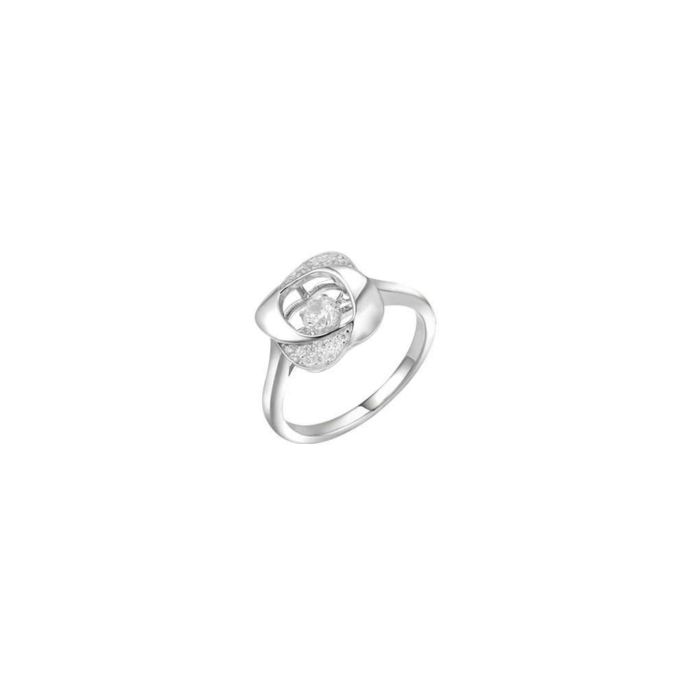 Adjustable Angel Wing Heart Ring For Women - Silver, Gold, Or Copper Plated Adjustable Finger Ring