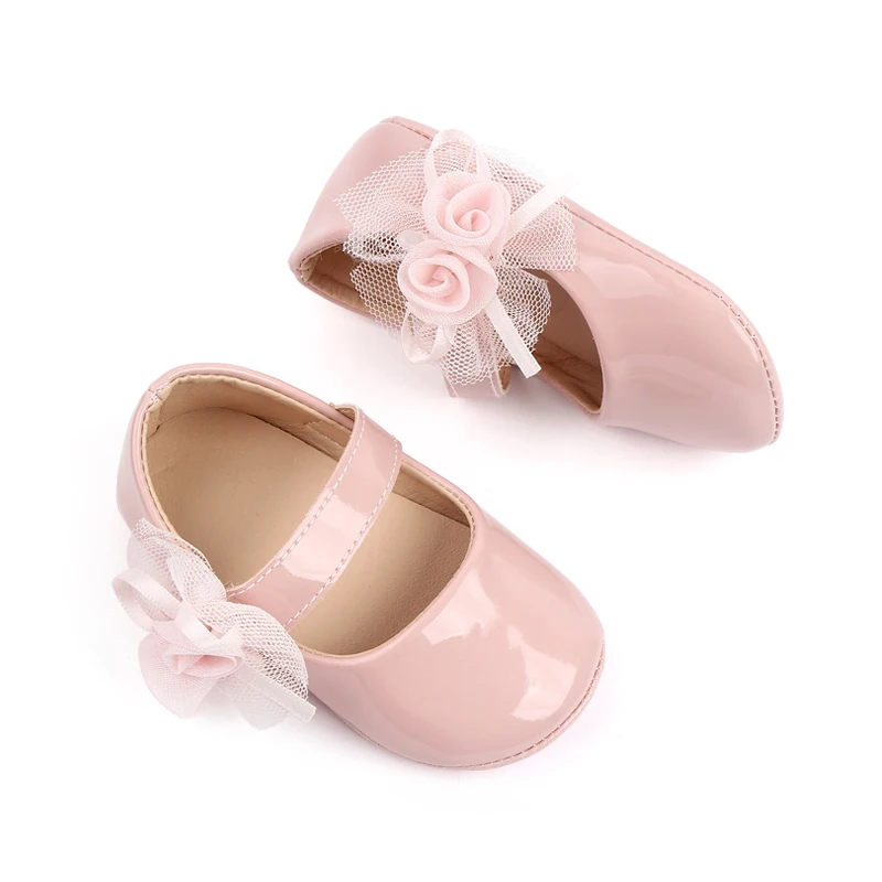 High Quality Soft PU Leather Baby Toddler Girl Shoes Prewalker Girl Shoes 2025 factory