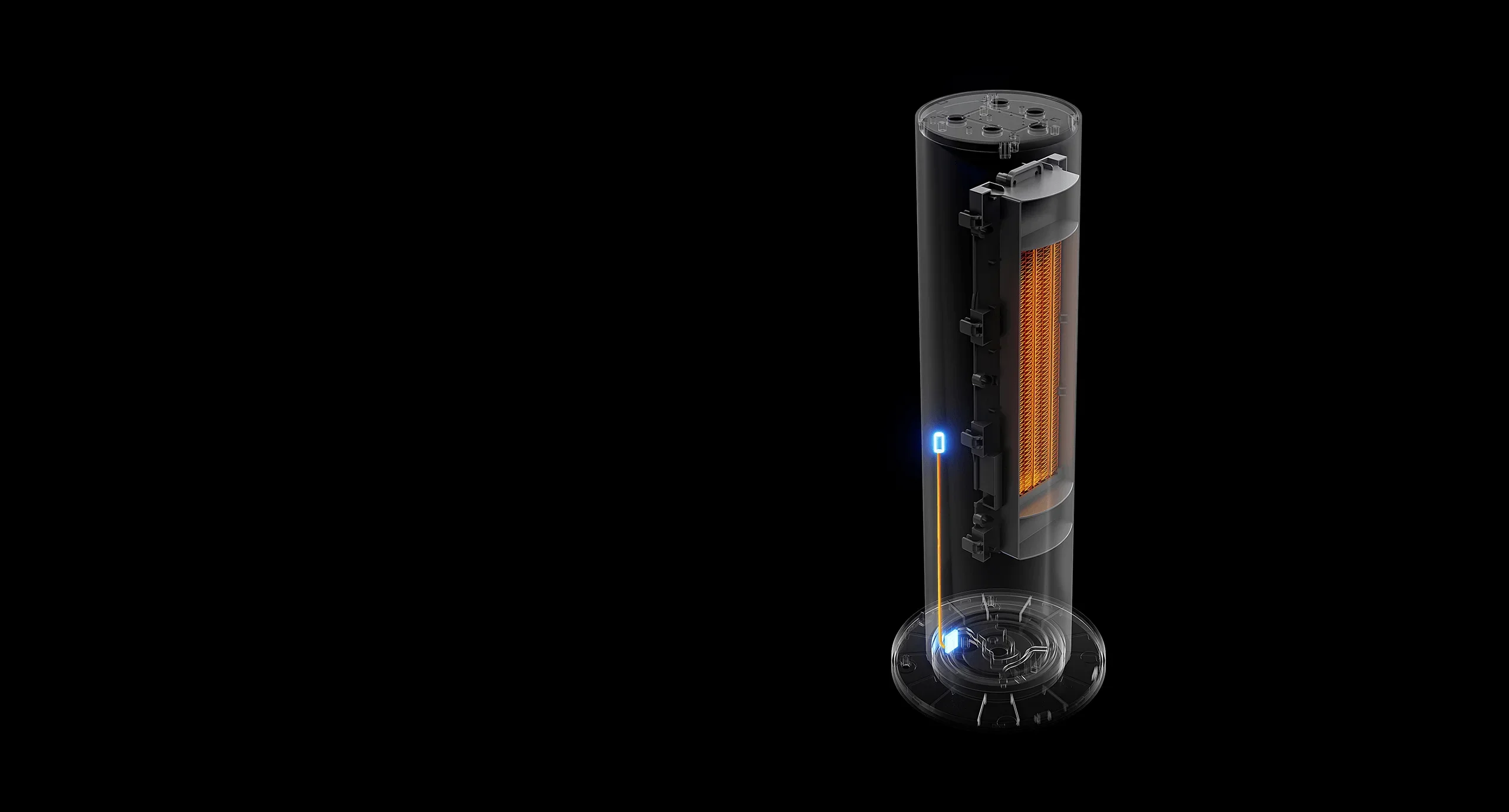 Smart tower heater