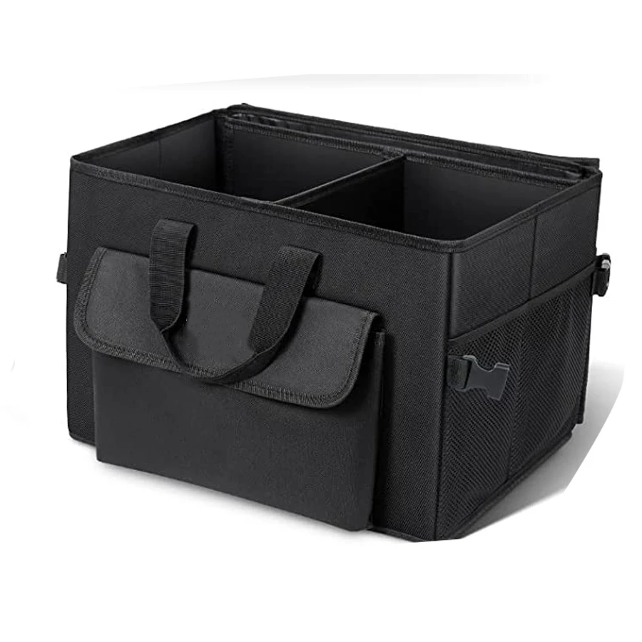 Автомобильные аксессуары Роскошный складной органайзер для багажника автомобиля с регулируемыми