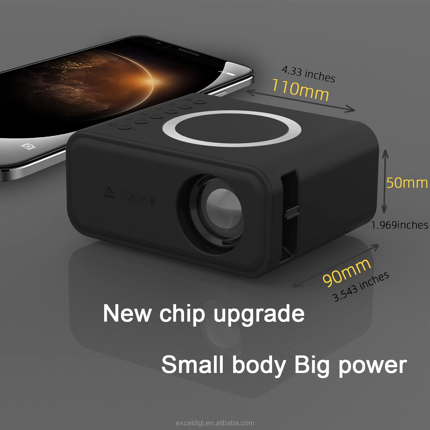 2023 New Arrival Original Factory Small Body Big Power Wireless Wired