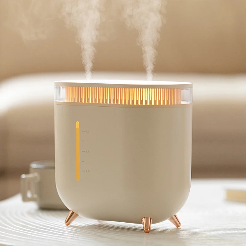 IMYCOO Large Capacity Rechargeable USB Dual 2L Air Humidifier OEM/ODM Spray Cool Mist Big Battery Humidifier