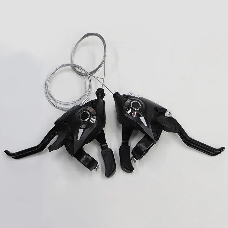 Mountain Road Bike Brake Lever Shifter Aluminum 7/8/21/24 Speed Shifter