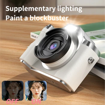 LK012 Professional Photo Smart Mini SLR CCD 3" IPS Screen Projection Kids Film Camera HD 1080P Waterproof Plastic MicroSD MP3 detail image