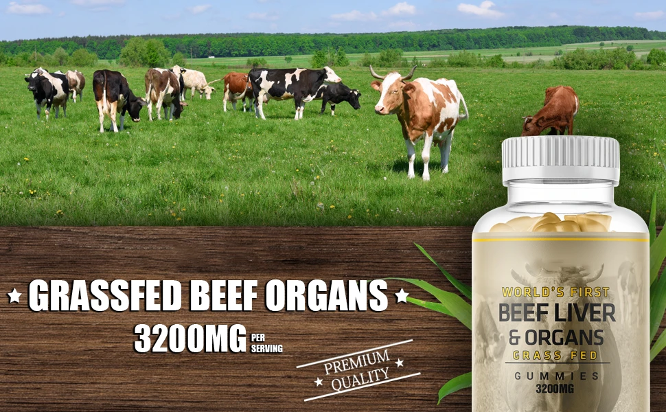 Beef Liver And Organs Gummies Beef Liver Capsules Beef Organ Supplement