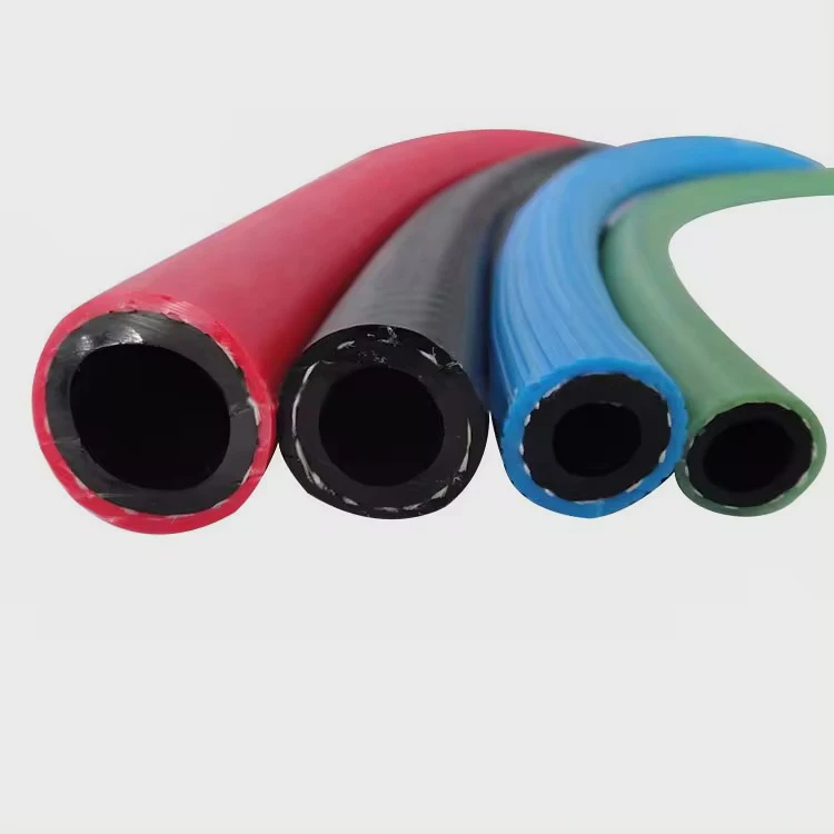 8 10 25mm High Pressure PVC Hose Pipe Easy To Store Flexible PVC Rubber Air Intake Brake Compressor Condition Hose 20 30 40 bar