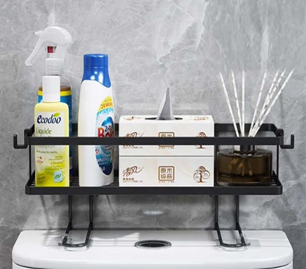 Height Increase Model Multifunctional Iron Art Storage Rack Bathroom Placement Clip Toilet Shelf