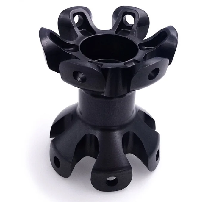 Customized machining services CNC turning milling CNC welding robot aluminum alloy black oxide parts