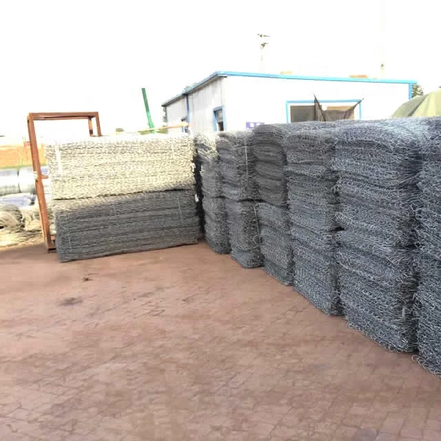 Preventing Soil Erosion 2x1x1m 2.7x3.4mm Galvanized Plastic Woven