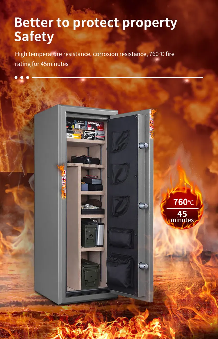 CEQSAFE Home and Business Use Hot Sell Fireproof Safe Gun Box Cabinet supplier