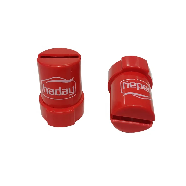 Custom Supermarket Cooking Oil Bottleneck Display Cap Red Color Plastic Bottle Cap Top Display