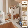 Ensemble complet d'accessoires magnétiques blanc cassé [petite double couche]