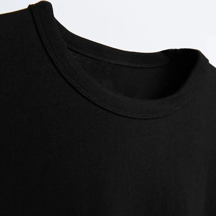Custom Men's Long Sleeve T-shirt High Quality Heavyweight Luxury Blank ...