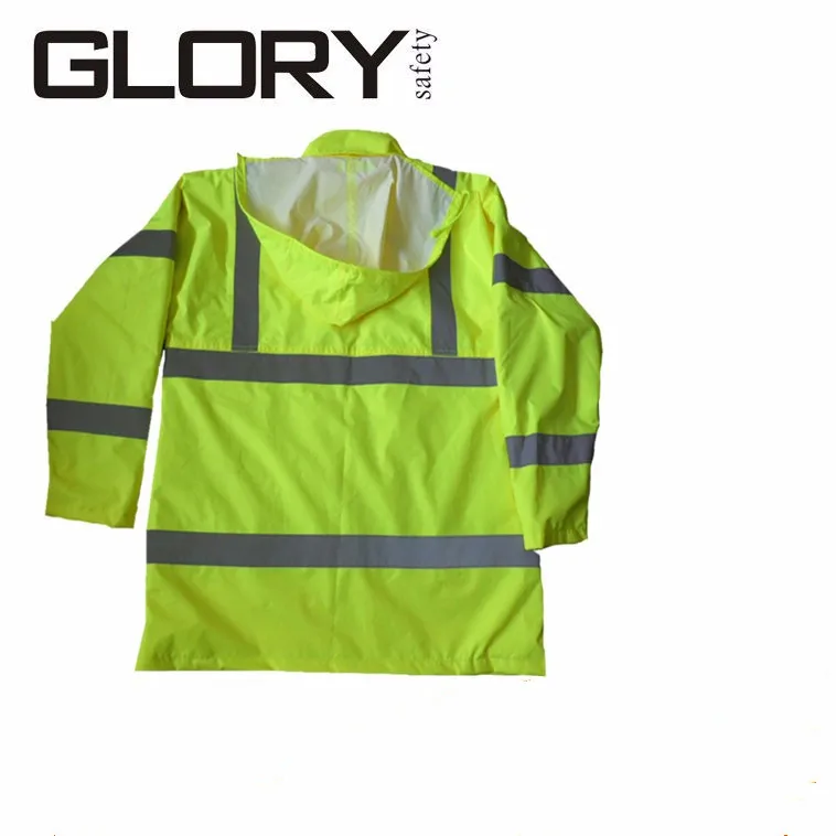 Glory High Visibility Raincoat Raincoat With Reflective Tape Buy High Visibility Raincoat