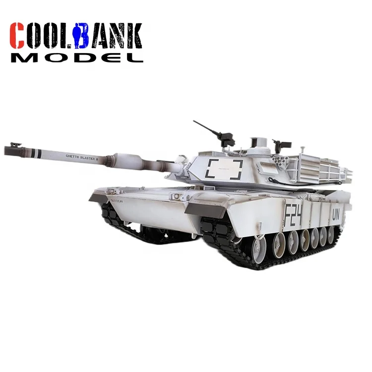 1:16 Scale M1A2 Abrams RC Battle Tank - Combat Simulation