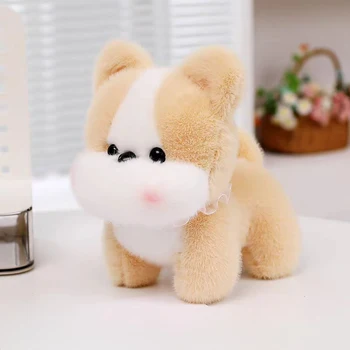 Cute Husky Bear Dog Soft PP Cotton Filled Comforter Plush Toy Dolls for Children and Anniversary Gifts Stress Relief Bags
