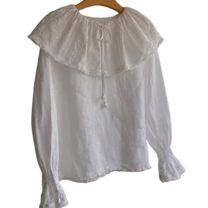 Factory Custom European and American Ladies Loose Casual Stylish Shirts Unique Design Women's Top Summer Autumn Blouse  2023