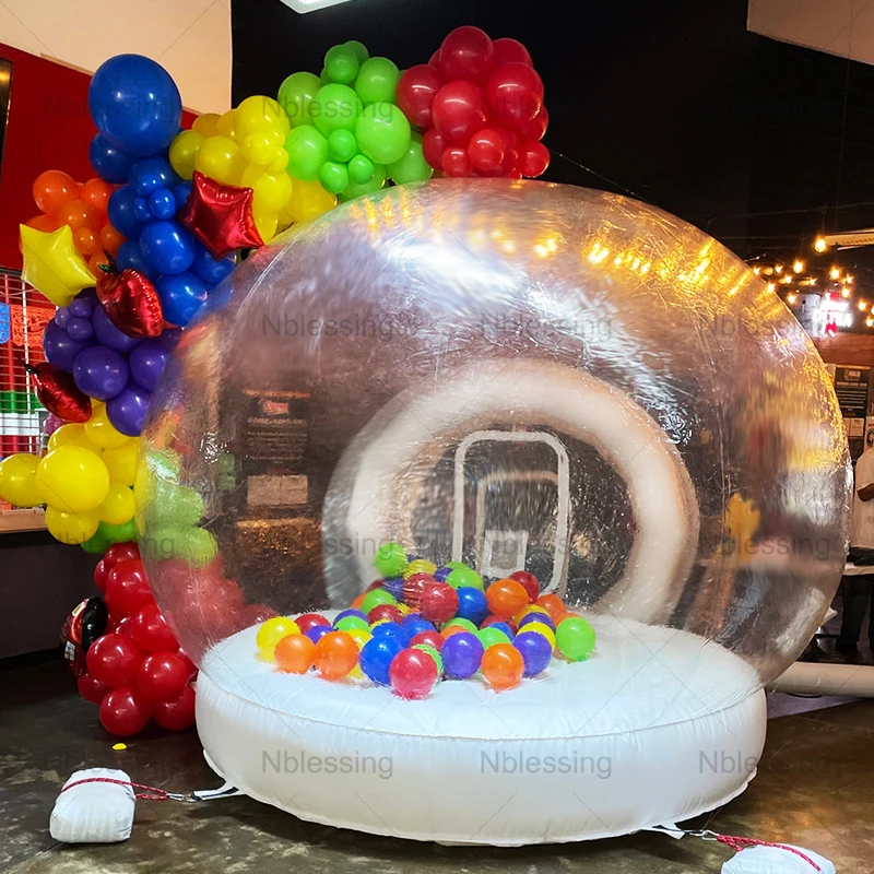 Bubble Bouncy Transparent Inflatable Bounce Bubble House Fun Dome Bubble House with Balloon