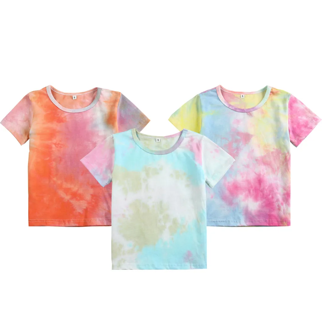 White T-Shirts for Tie Dye for Kids Girls Boys, White Cotton