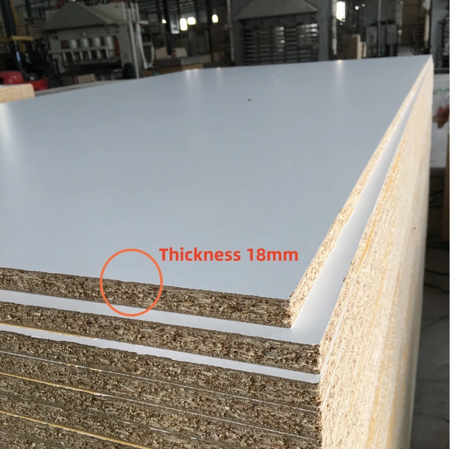 4x8 E1 Grade Waterproof Wood Grain Melamine Board Melamine Particle ...