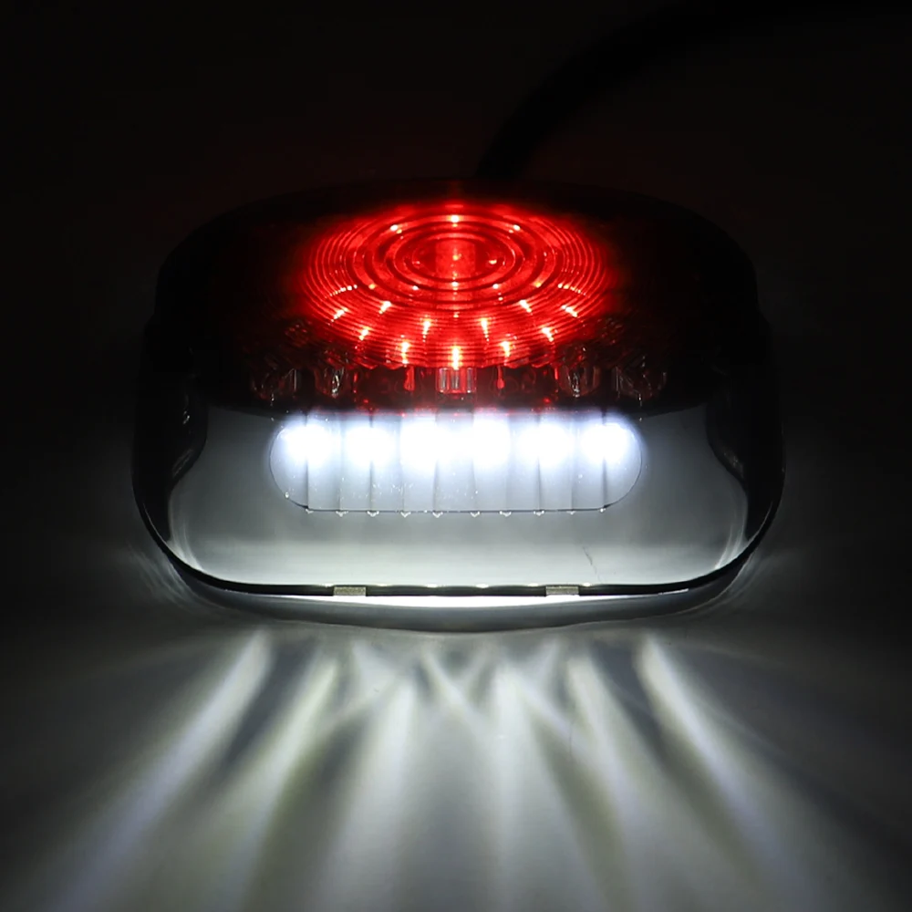 Smoke Housing Red Led Tail Light LED Brake Turn Signal Rear Light for Motorcycle