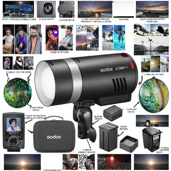 GODOX AD300Pro II TTL HSS Outdoor Flash Light Strobe Professional 300W Power Flashes Bi-Color Modeling Light Portable Wireless detail image
