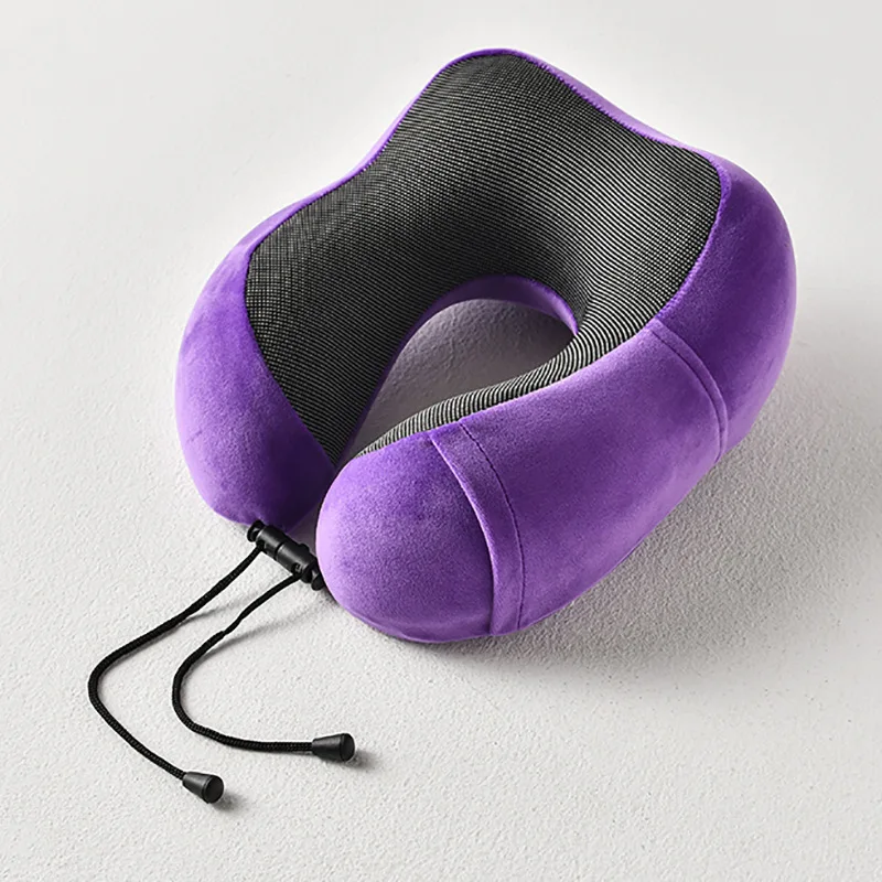 Hot Selling Travel Pillow Memory Foam Head Neck Support Airplane Pillow