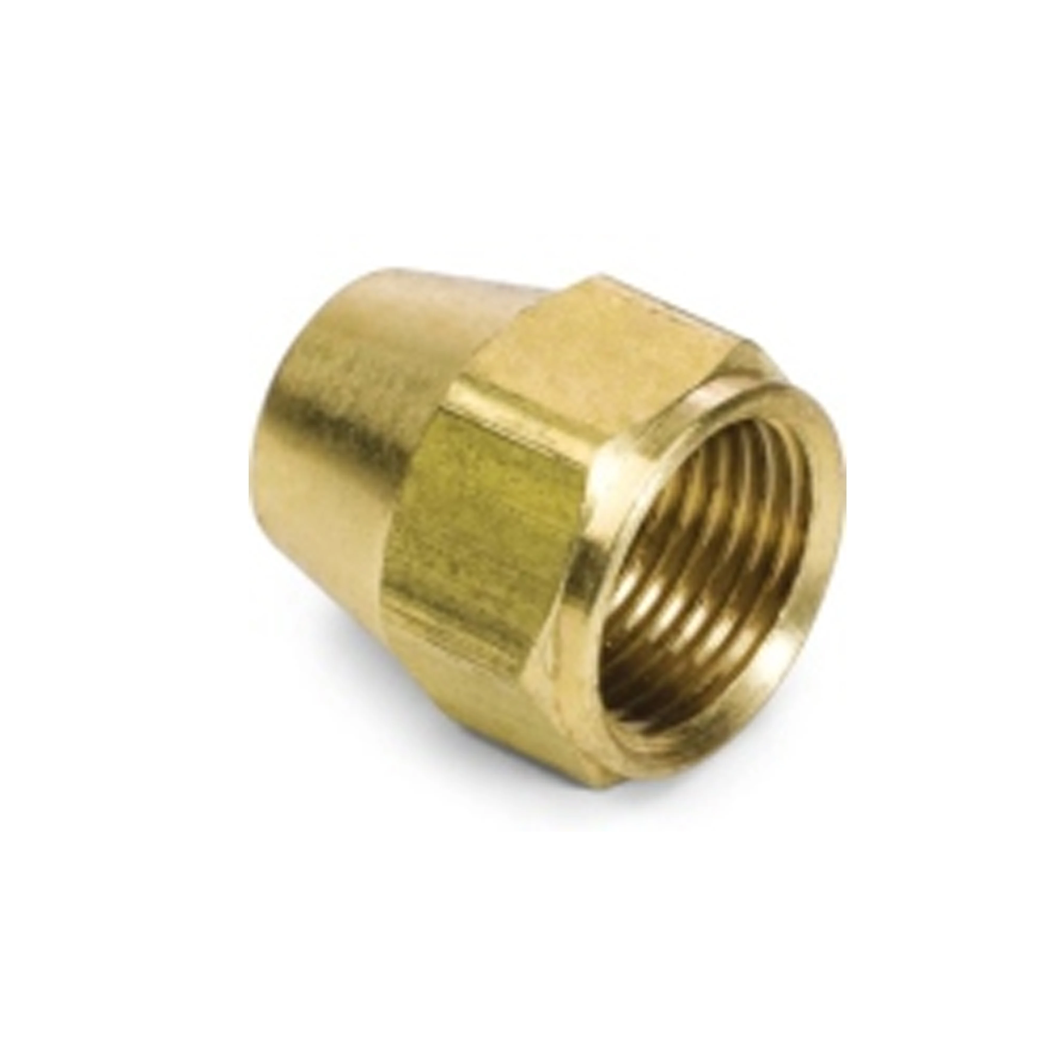 SAE J512 010110 SAE 45 Degree Flare F41 Short Nuts Parker Brass