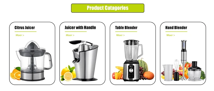 product stainless steel body powerful hot sale kitchen appliance  professional blender commercial new citrus juicer handle extractor-16