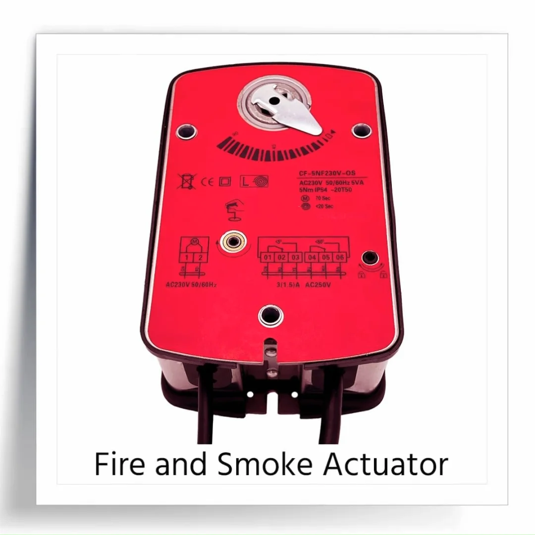 5nm 24v Control Air Motorized Damper Actuator Spring Return Actuator