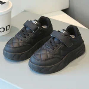 Lightweight Kids Footwear Solid Color Boy Casual Shoes Toddlers Low Top Walking Shoes Girls Sport Sneaker Shoes