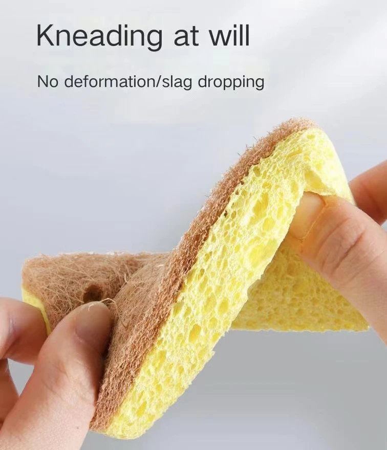 Eco Friendly Biodegradable Compressed Cellulose Sponge Kitchen Dish